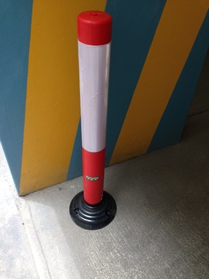 Bolardo de plastico